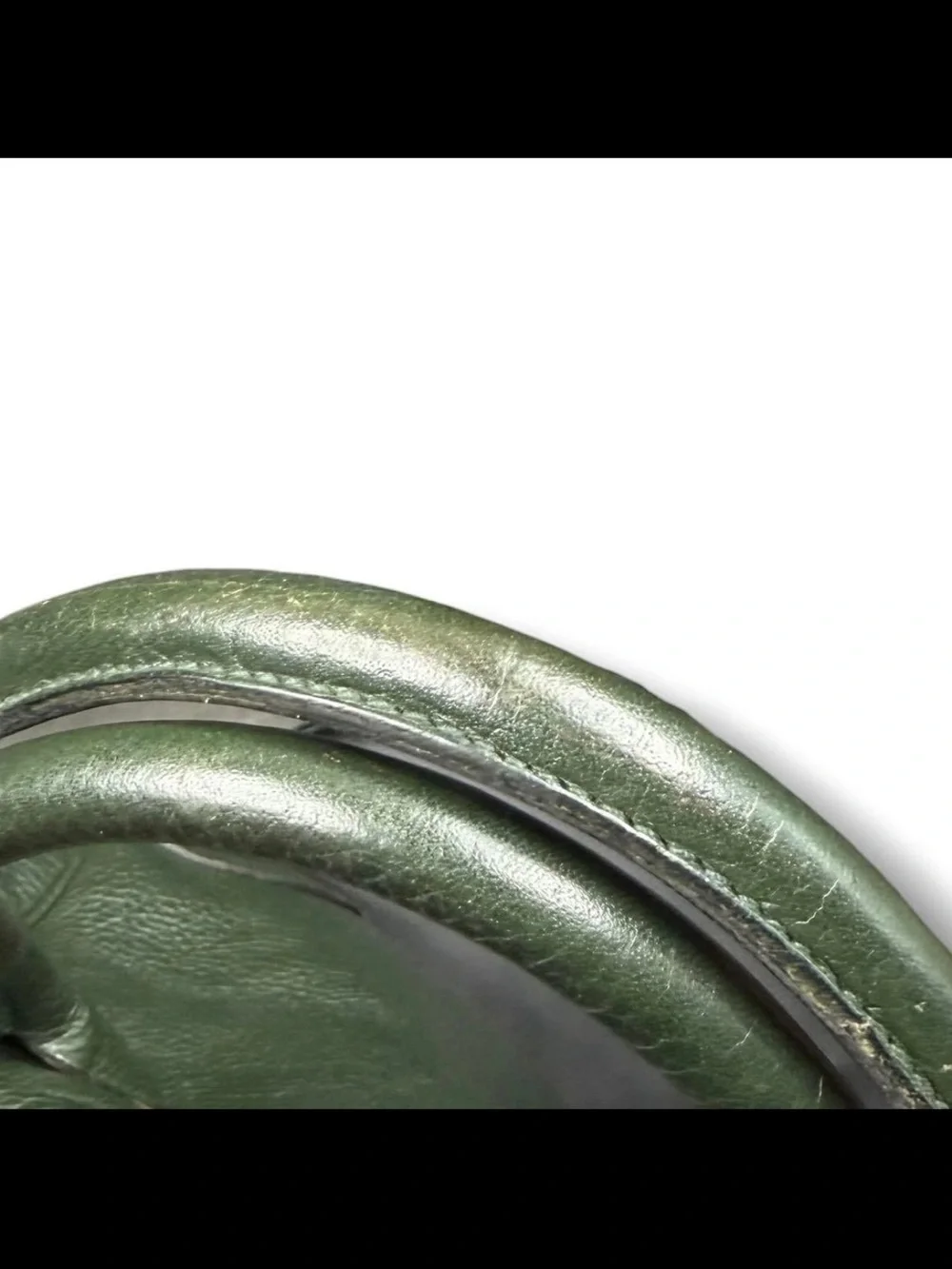 Mulberry Dark Green Pebbled Leather Shoulder Bag with Gold Turn Lock